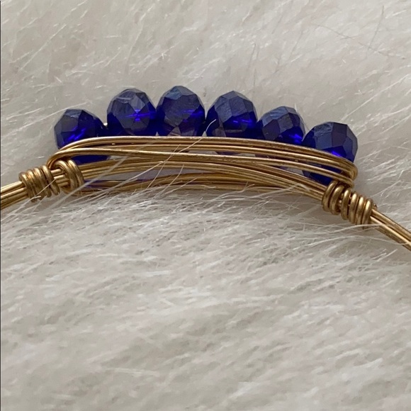 NWOT*Bourbon and Bowties Wire Wrap Bracelet - Picture 6 of 8